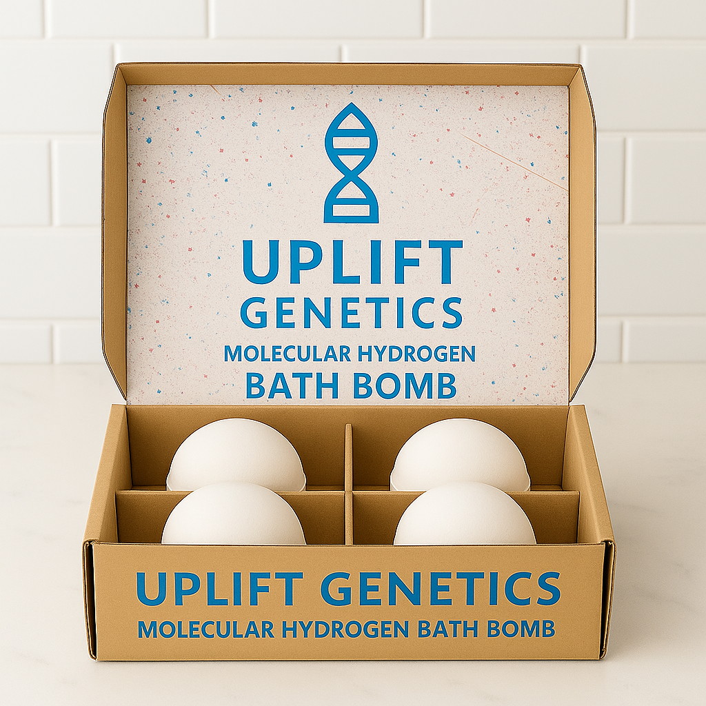 Hydrogen Bath Bomb – Monthly Subscription (4-Pack, Eucalyptus)