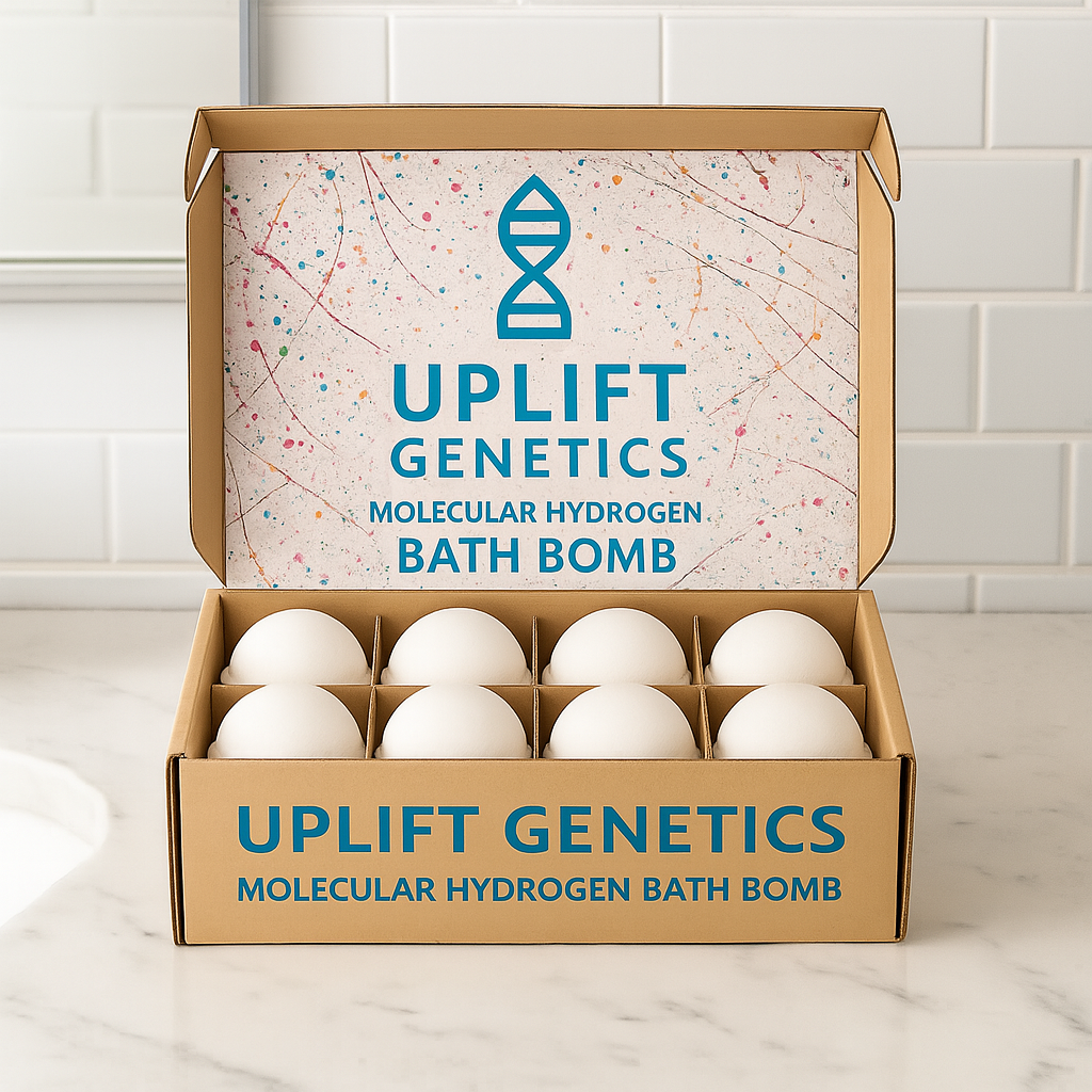 Hydrogen Bath Bomb Subscription (8-Pack, Eucalyptus – Monthly Wellness Soak)